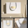 hot stamping luxury paper bag gold foil logo