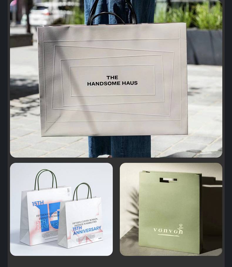 durable premium paper bag thick material support
