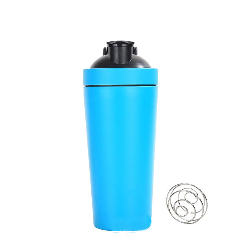 metal protein shaker bottle durable design