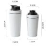 insulated protein shaker bottle for gym and fitness lifestyle