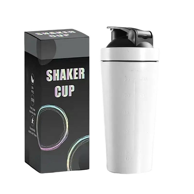 stainless steel protein shaker bottle for corporate fitness gifts