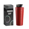 stainless steel protein shaker bottle fitness use