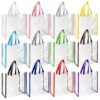 transparent pvc shopping bag in multiple colour options