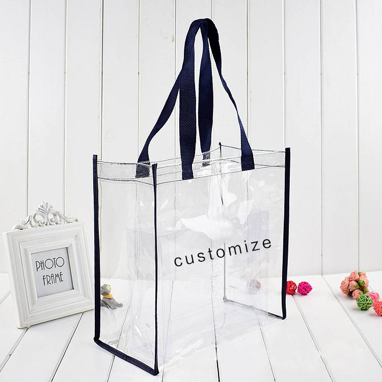 clear pvc bag for retail packaging and display