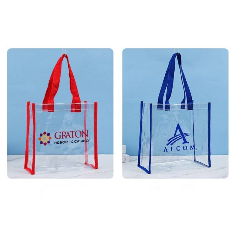 reusable transparent pvc bag for promotional campaigns