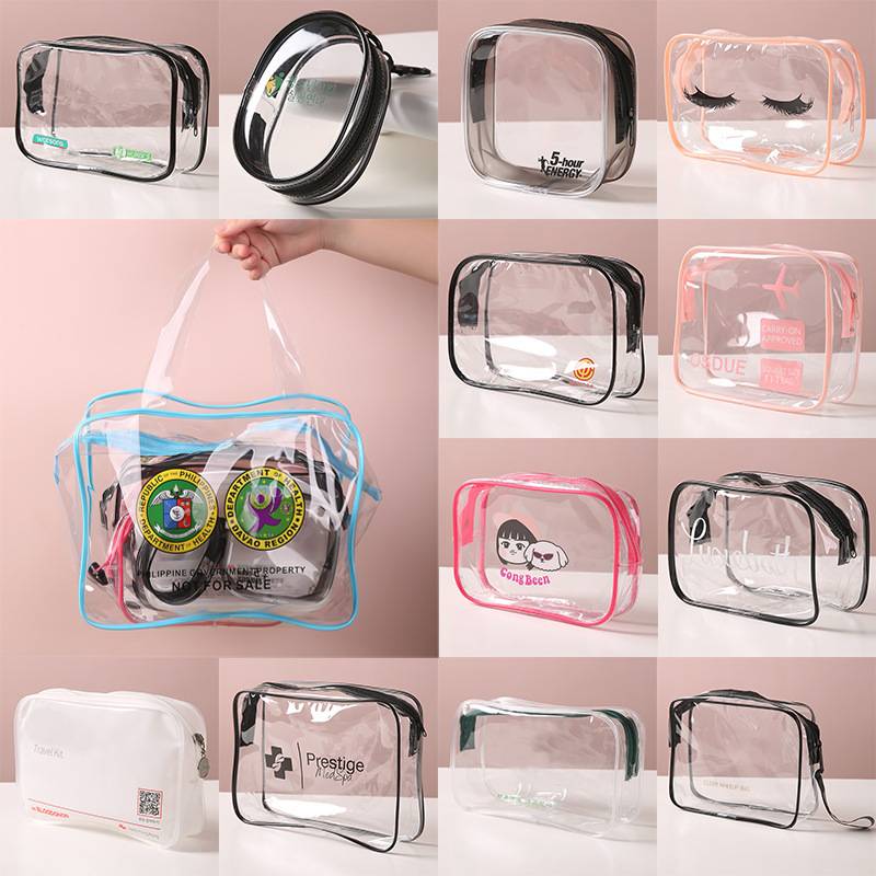 Custom Logo Toiletry Bag branded pvc toiletry bag malaysia promotional gift