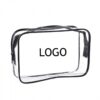 PVC Transparent Toiletry Zipper Bag pvc transparent toiletry zipper bag for travel and promotions
