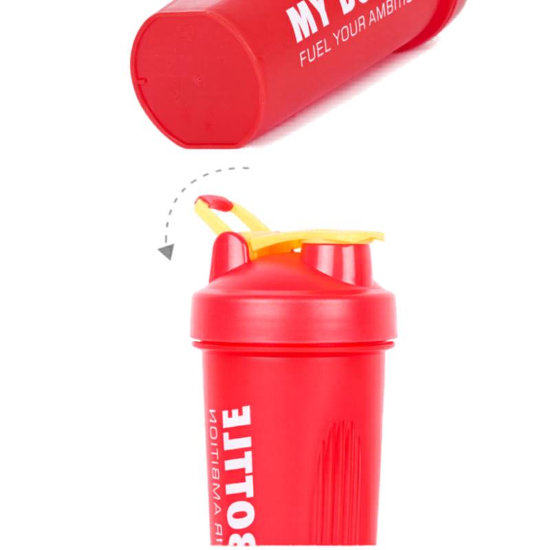 shaker bottle lid design with secure flip top closure