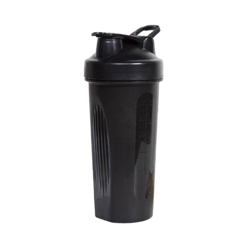 portable sports shaker bottle with carry loop for easy transport
