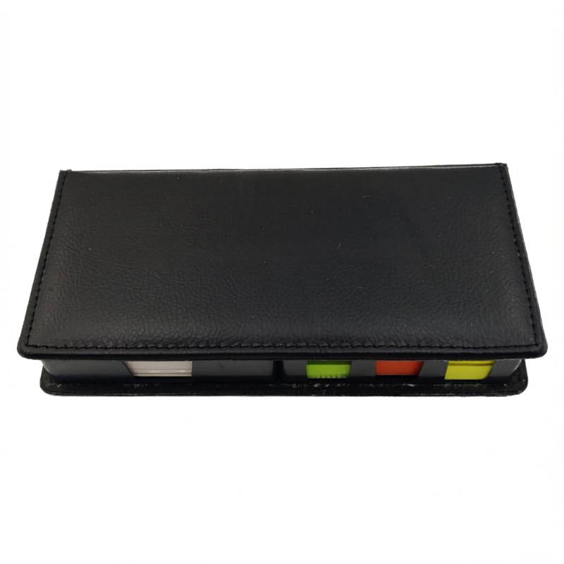 sticky note holder with multiple compartments