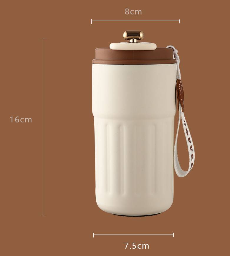 smart thermos mug size and dimensions 450ml
