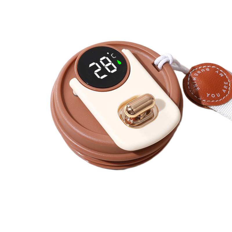 smart thermos mug lid top temperature display