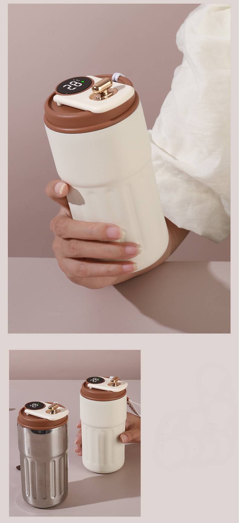 smart thermos mug for office desk use