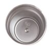 thermos mug interior stainless steel inside view