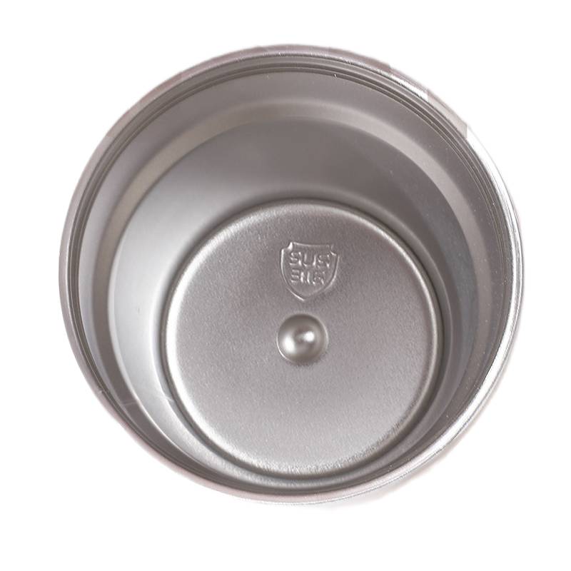 thermos mug interior stainless steel inside view