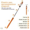 pen internal parts and refill mechanism