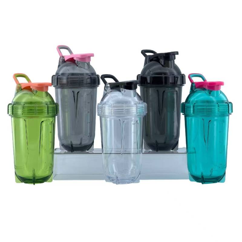 reusable shaker bottle for protein drinks and supplements