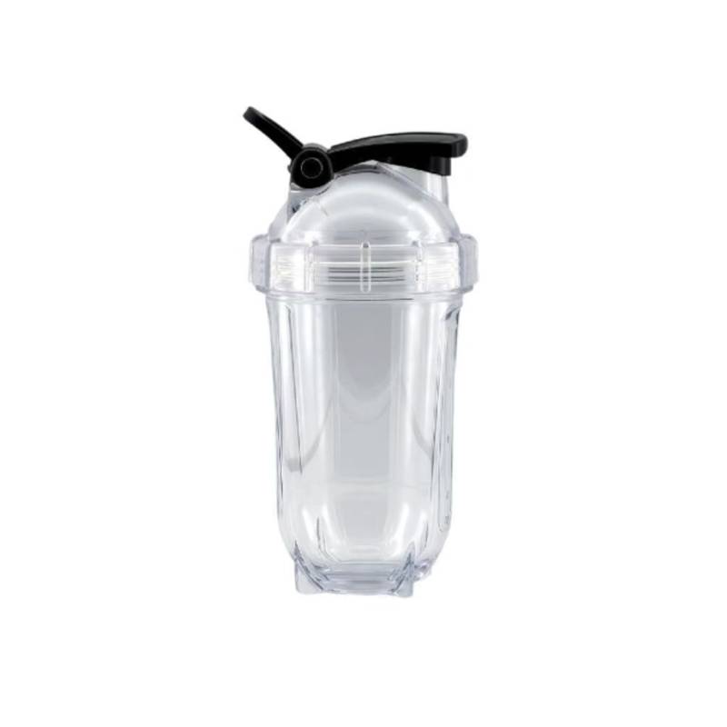 clear protein shaker bottle for gym and workout routines