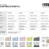 insulated bottle with multiple colour options