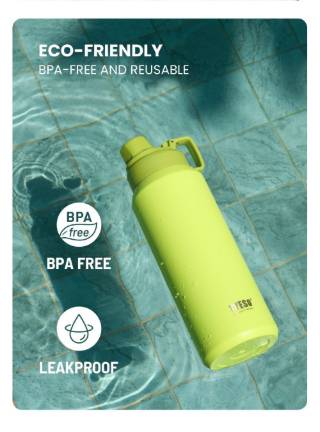 insulated bottle for lifestyle and fitness use
