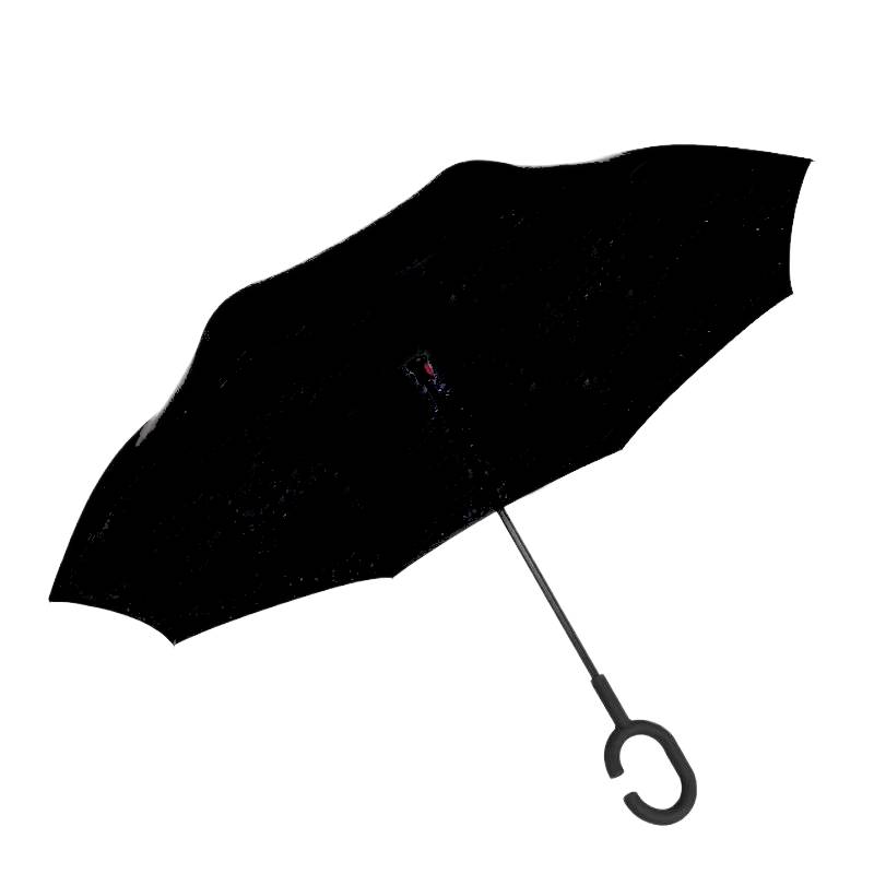 custom reverse umbrella with logo printing malaysia promotional use