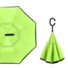 custom reverse long umbrella with UV protection and double layer design for corporate gifts