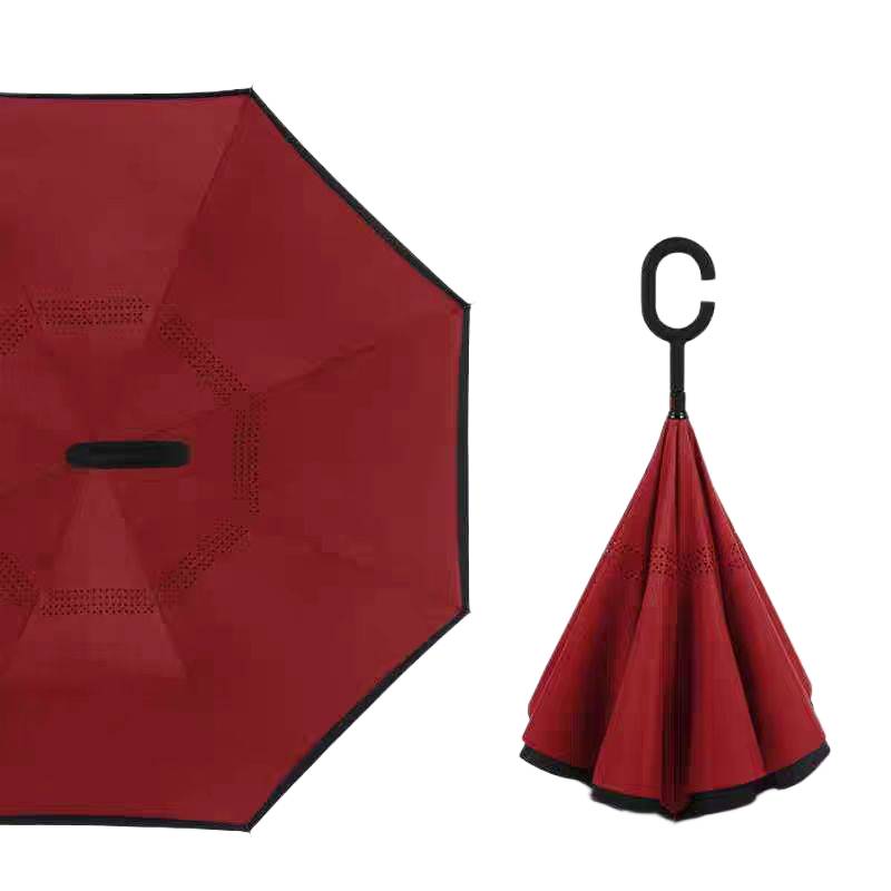 red reverse umbrella colour option