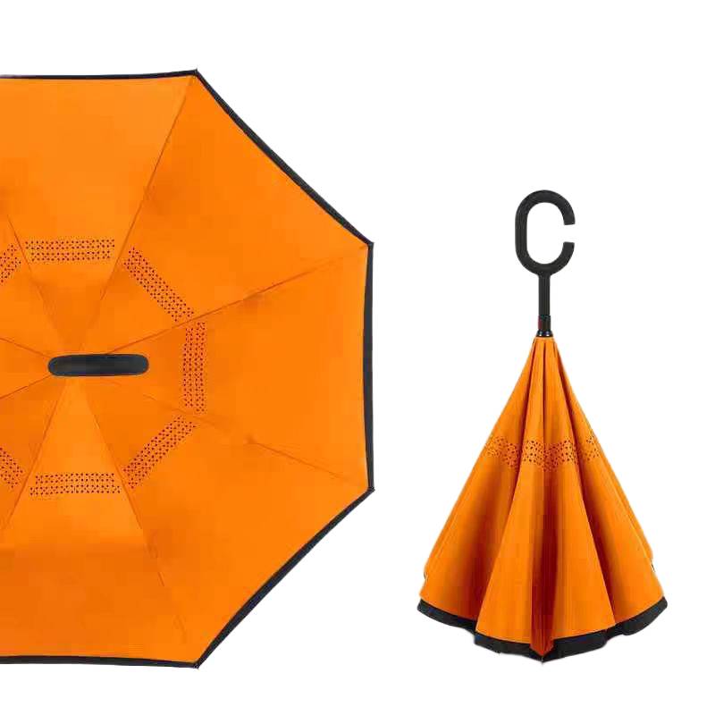 reverse folding umbrella for rain protection daily use