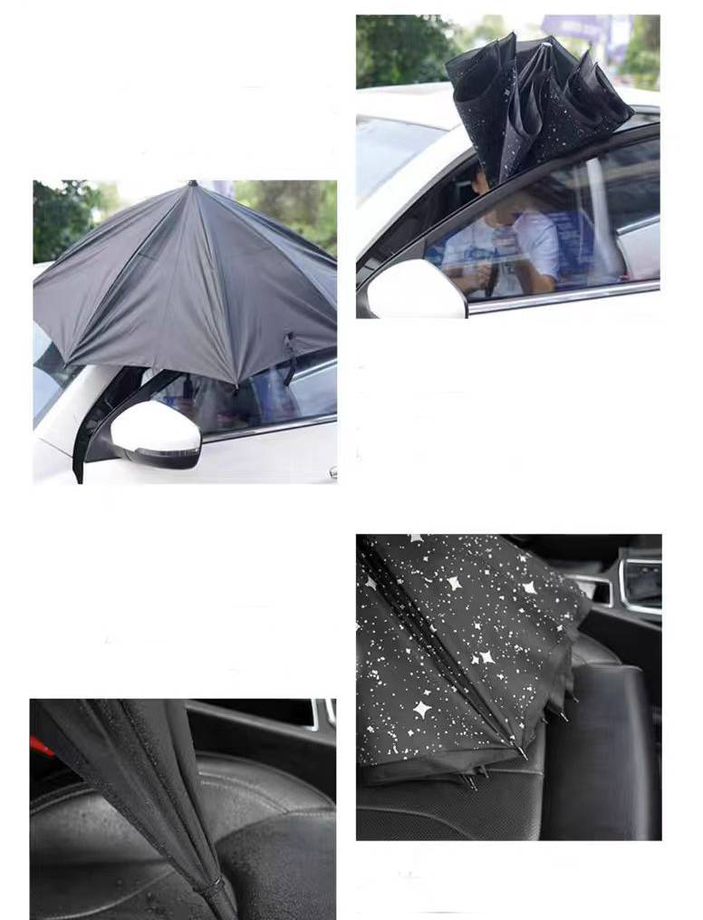 reverse umbrella car entry exit waterproof design