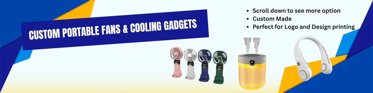 Portable Fans & Cooling Gadgets Banner