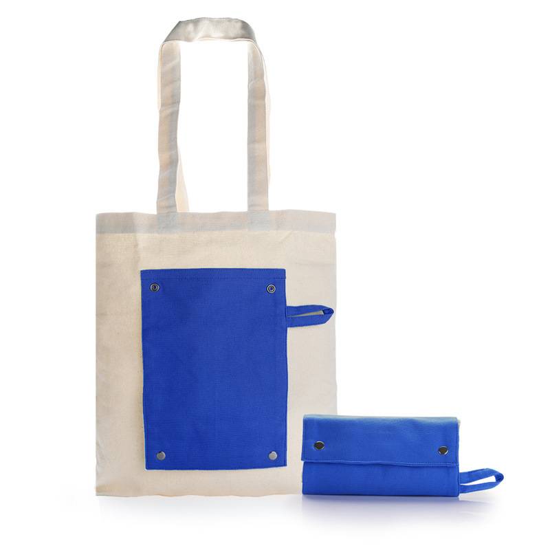 dual colour canvas tote bag for promotional campaigns