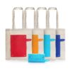 foldable canvas tote bag with custom logo for shopping and daily use