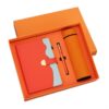 creative notebook pen thermos bottle gift set with custom logo