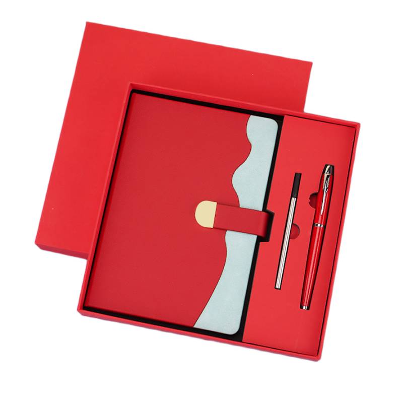 creative notebook pen refill gift set with custom logo