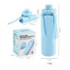 foldable water bottle measurement size 600ml