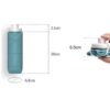 folding water bottle size measurement and dimensions