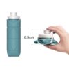 outdoor folding water bottle with custom logo for sports and travel