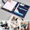 premium leather folder for meetings conferences and presentations