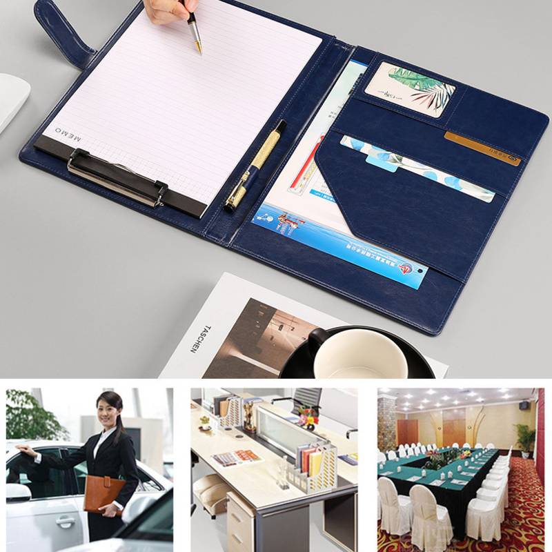 premium leather folder for meetings conferences and presentations