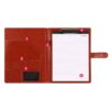 leather folder compartments card slots document storage organizer