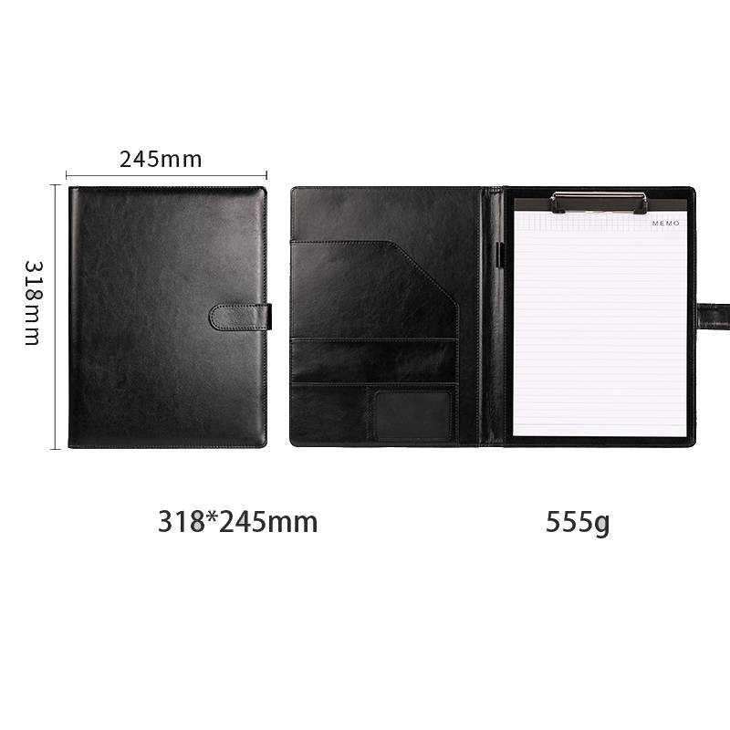 leather folder size measurement 24.5cm x 32cm a4 folder