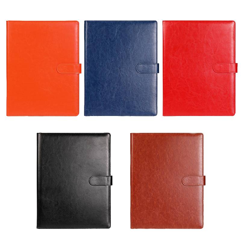 leather document folder with custom logo branding malaysia