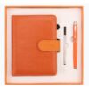 premium pu leather notebook pen gift set