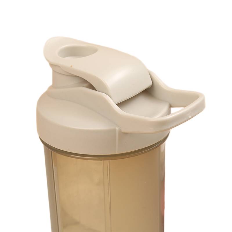 top opening shaker bottle drinking spout design detail
