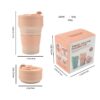 colourful silicone collapsible cup with logo
