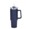 travel tumbler with screw on lid and straw