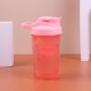 red shaker bottle for gym and fitness use