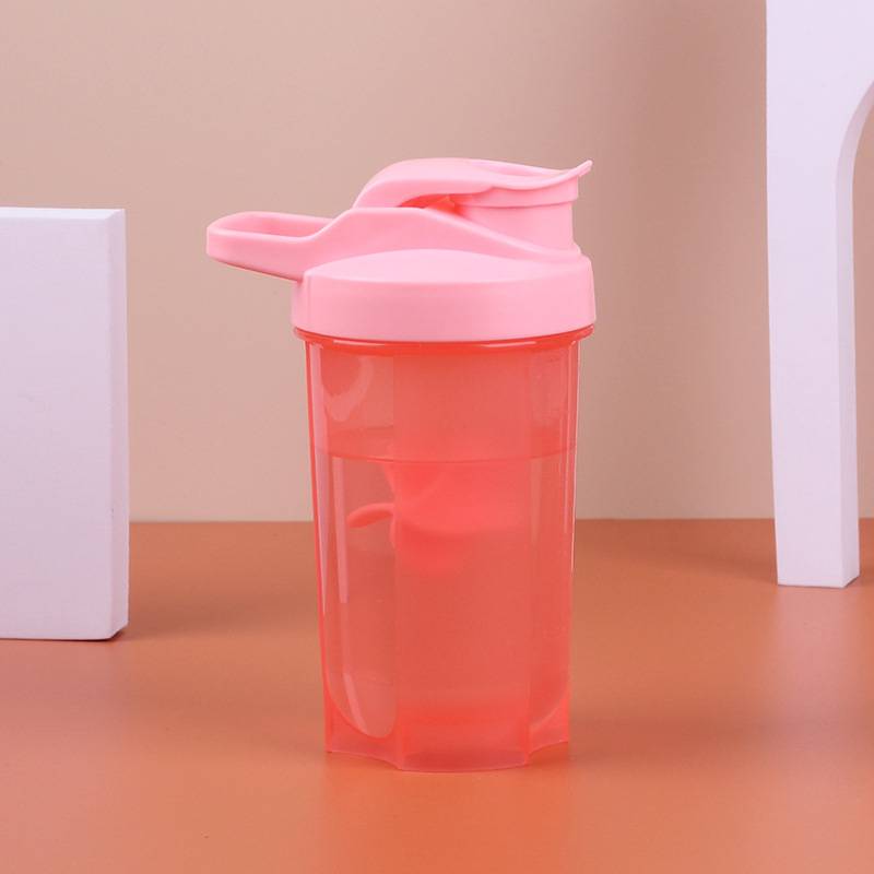 red shaker bottle for gym and fitness use