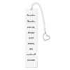 Engraved logo bookmark