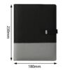 custom logo notebook emboss deboss hot stamping